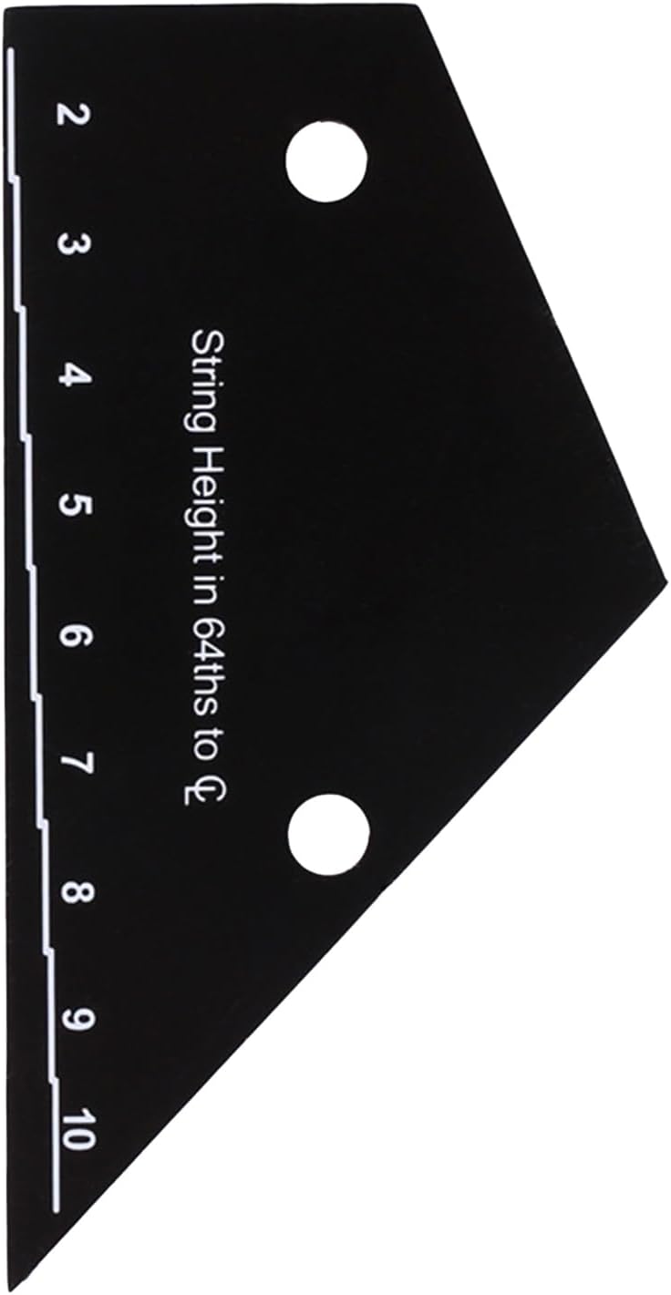 String Action Ruler Precision Luthier Tools | String Action Gauge Guitar Tools for Setup for Acoustic Electric Violin Instrument Repair Maintenance Fret Leveling