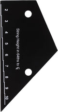 String Action Ruler Precision Luthier Tools | String Action Gauge Guitar Tools for Setup for Acoustic Electric Violin Instrument Repair Maintenance Fret Leveling