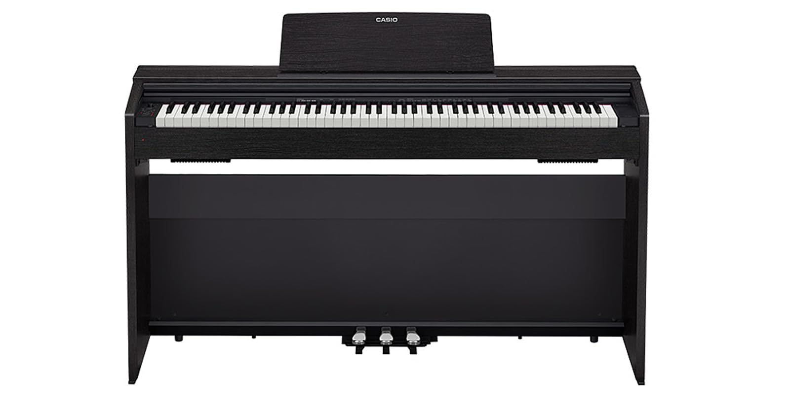 Casio PX-870 Privia Digital Piano - Black Bundle with Furniture Bench, Headphones, Instructional Book, Online Lessons, Instructional DVD, and Austin Bazaar Polishing Cloth