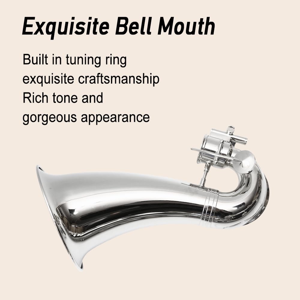 Bass Clarinet Low E | Nickel-Plated Keys, Rich Sound & Durable Hard Rubber Body - Includes Starter Accessories