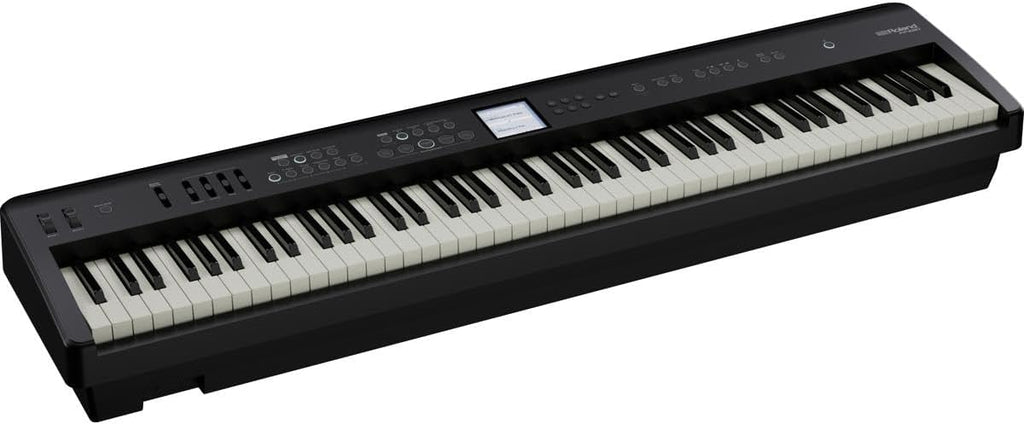Roland FP-E50 88-Key SuperNATURAL Digital Piano Bundle with Keyboard Stand Bench Sustain Pedal, Monitoring Headphones