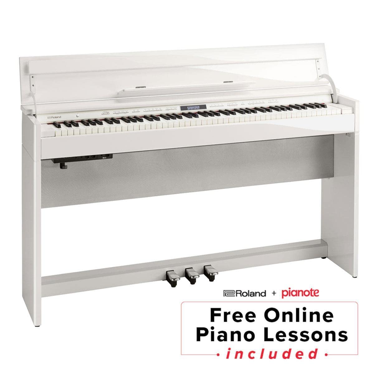 Roland DP-603 88-key Digital Piano with Authentic Grand Piano Touch and Bluetooth, Polished Ebony (DP-603-PE)