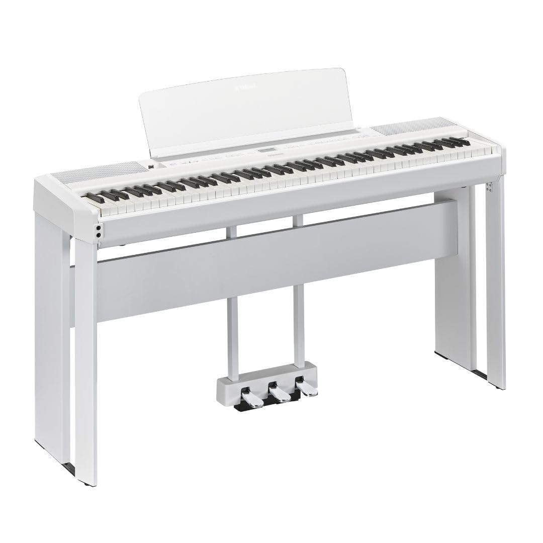 Yamaha P515 88-Key Weighted Action Digital Piano, White