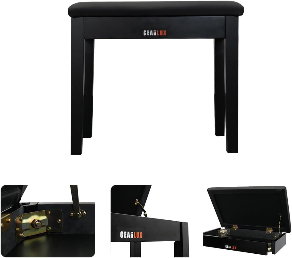 Casio Privia PX-S6000 Digital Piano - Black Bundle with Adjustable Stand, Bench, Headphones, Piano Book, Online Piano Lessons, Instructional DVD, and Austin Bazaar Polishing Cloth