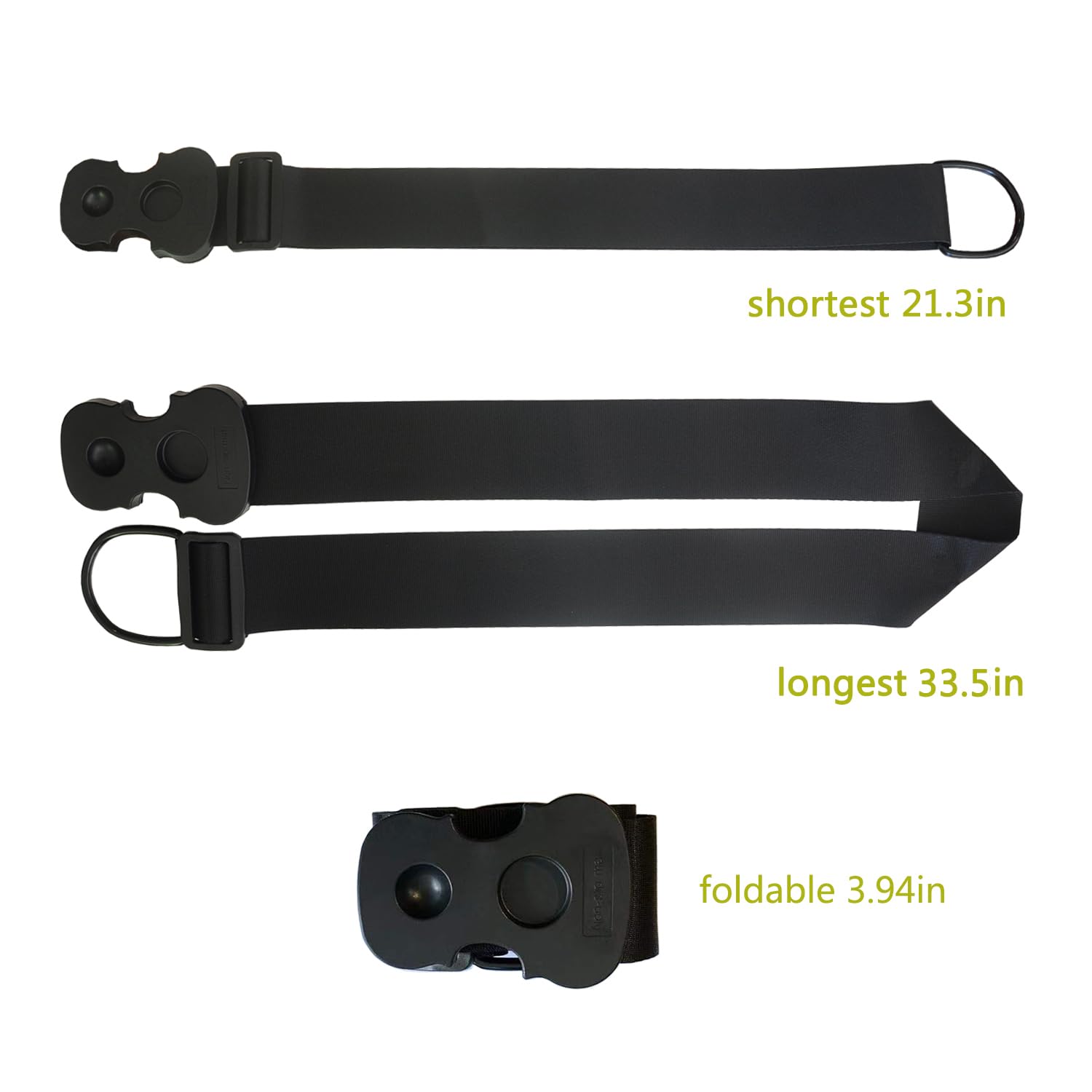 Cello Endpin Stopper Strap Anchor Rest Non-Slip with 2 Holes Adjustable Chair Strap Thick Sponge Padding for Cello Playing or Practice (Black)