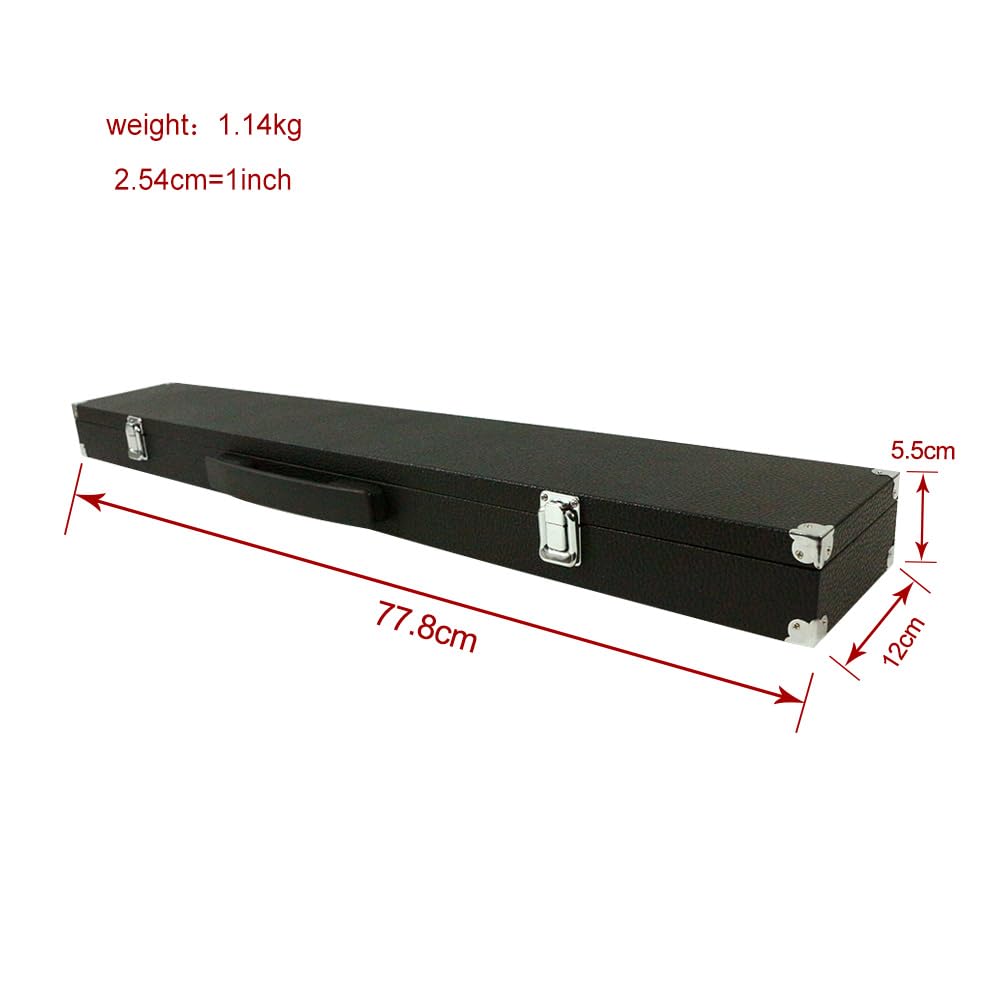 Violin Viola Cello Bow Case with Sturdy Handles,Lock Solid wood body Velvet lining Strong Light Hard (2 pcs bows)