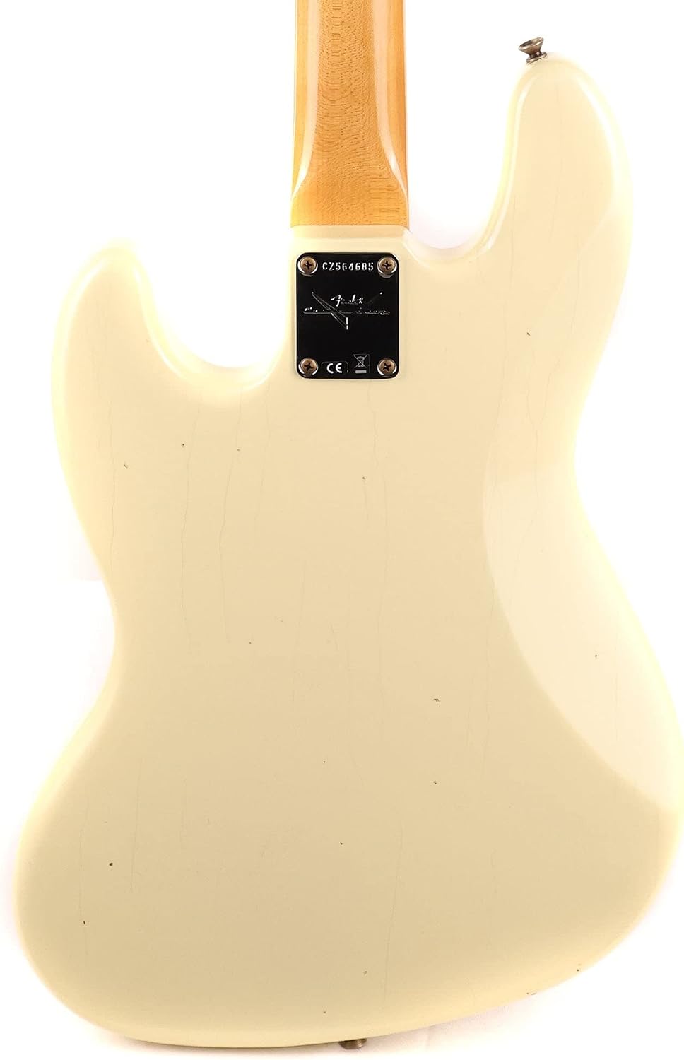 Fender Custom Shop 1968 Jazz Bass Journeyman Relic - Aged Vintage White
