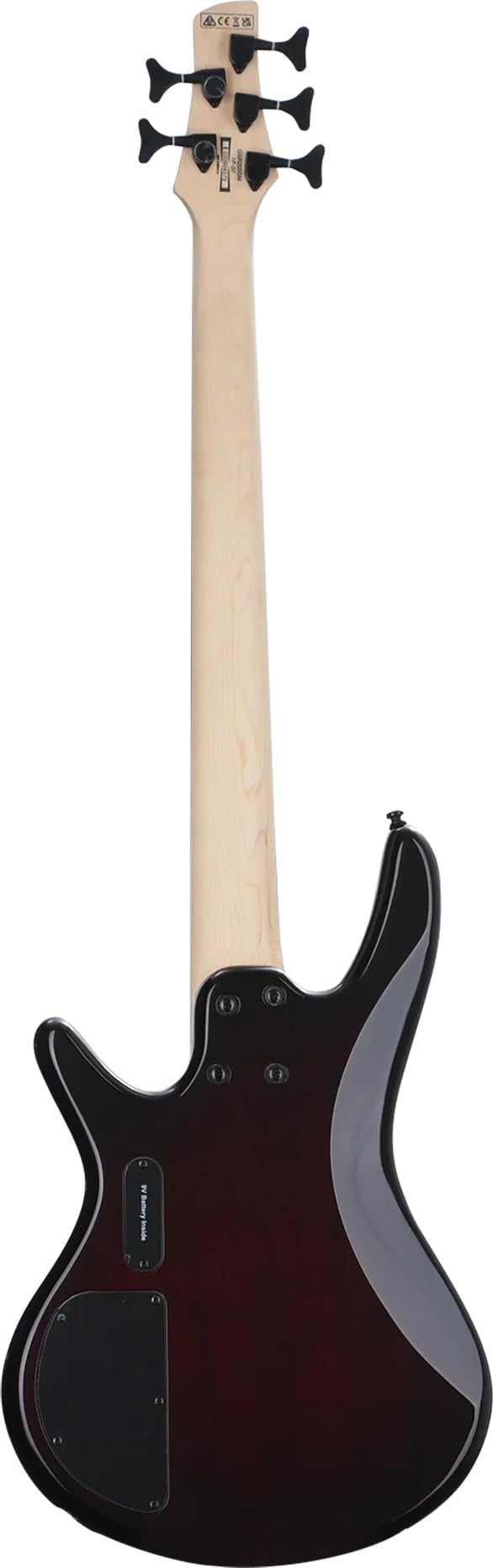 Ibanez GSR205B SR Gio 5-String Bass Guitar - Walnut Flat Bundle with Gig Bag, Tuner, Strap, Cable, Austin Bazaar Instructional DVD, and Polishing Cloth
