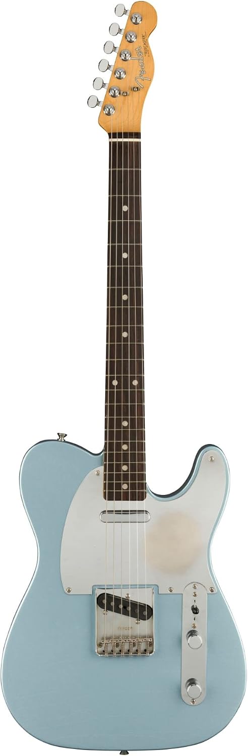 Fender Chrissie Hynde Telecaster Electric Guitar, with 2-Year Warranty, Ice Blue Metallic, Rosewood Fingerboard