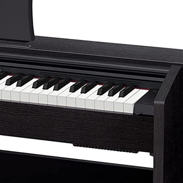 Casio PX-770 Privia Digital Piano - Black Bundle with Adjustable Bench, Headphones, Instructional Book, Online Lessons, Instructional DVD, and Austin Bazaar Polishing Cloth