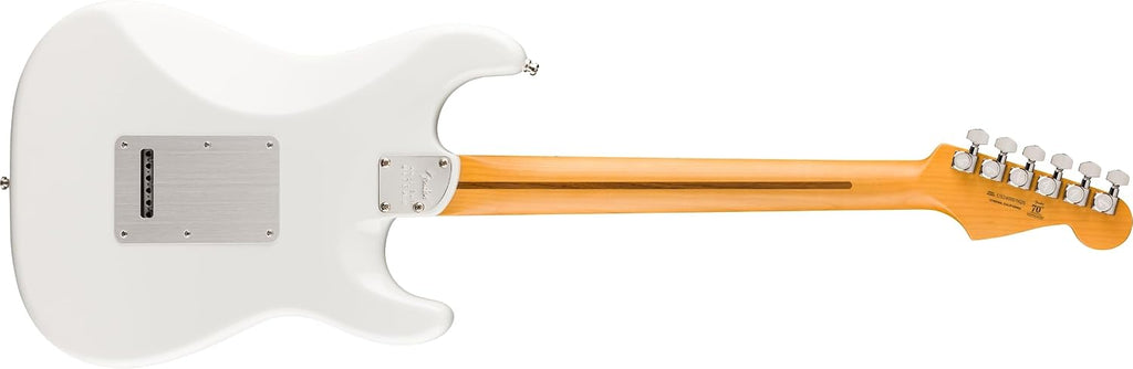 Fender American Ultra II Stratocaster Left-Hand with Maple Fingerboard - Avalanche | Left-Hand American Ultra Ii Strat, Quartersawn Maple Neck and Fingerboard, Ultra Ii Noiseless Pickups, 2-Point Tremolo