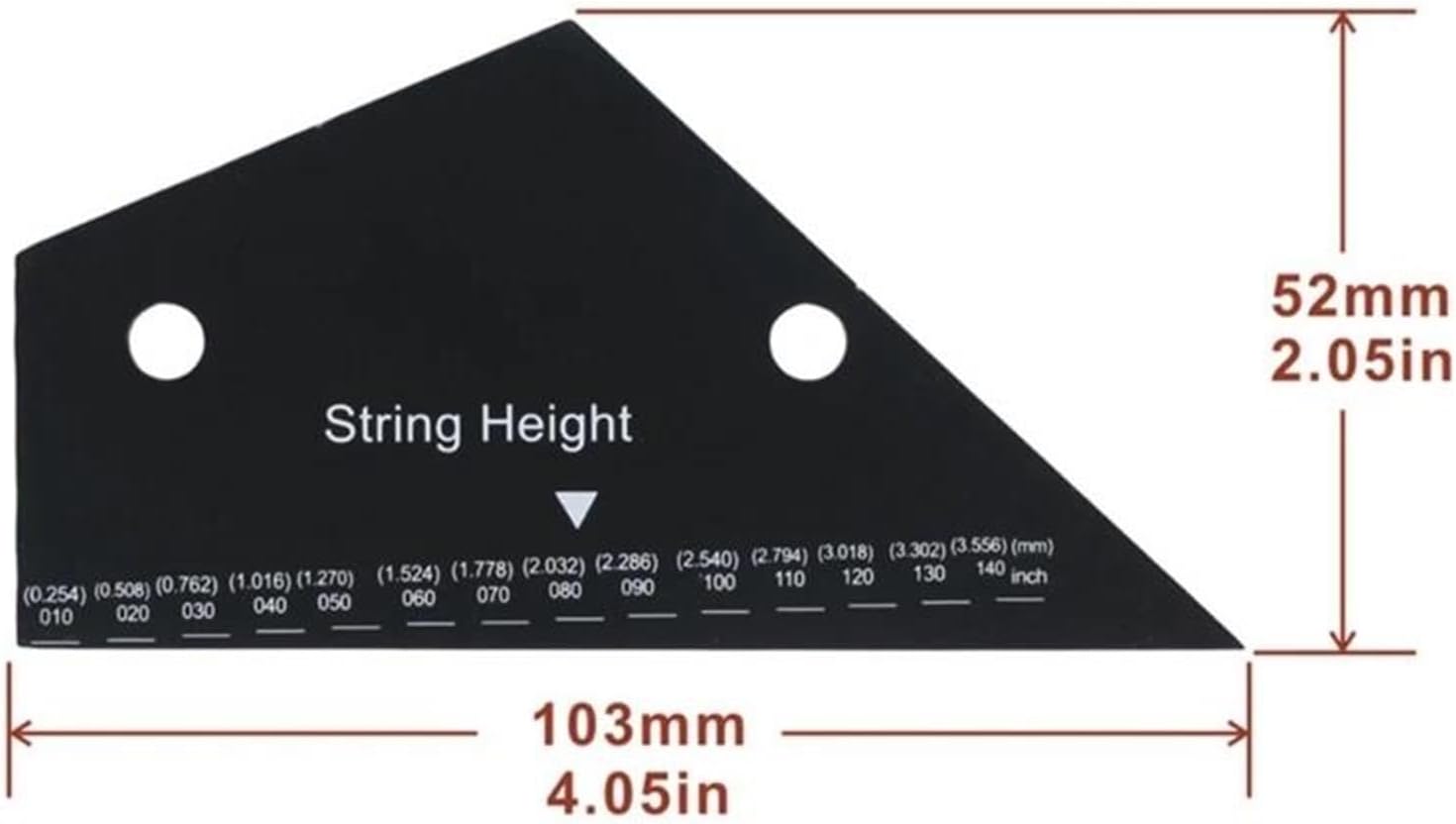 Guitar Repairing Tools Guitar String Height Ruler String Action Gauge Ruler Guitar Repairing Tool For Guitar Ukulele Bass Banjos Mandolin