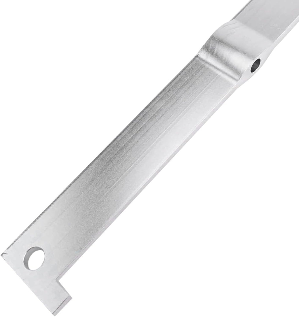 Digital Fretboard Radius Gauge and Guitar Neck Leveling Tool for Luthier Setup and Repair, Electric and Bass Guitar Action Ruler, String Instrument Calibration Kit, Silver Metal