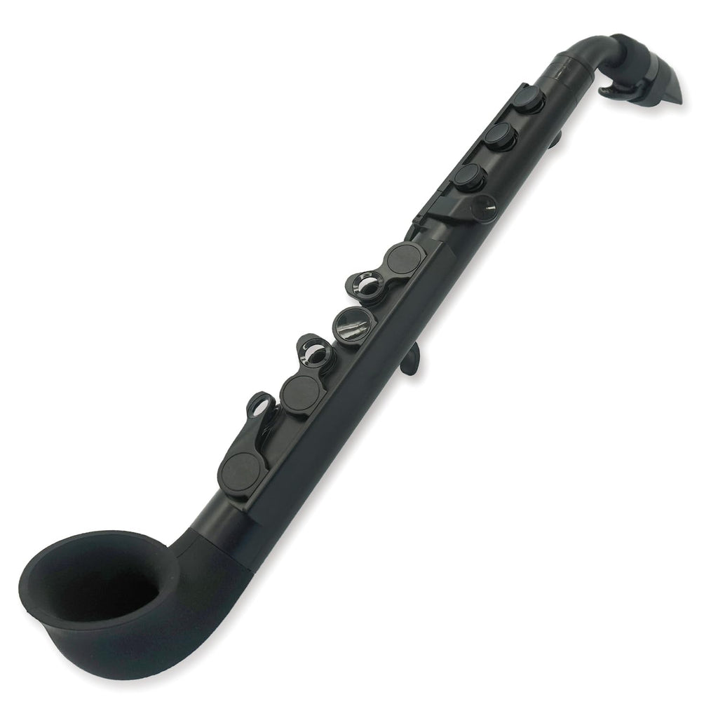 Nuvo jSax Beginner Saxophone, White/Blue (Black/Blue)
