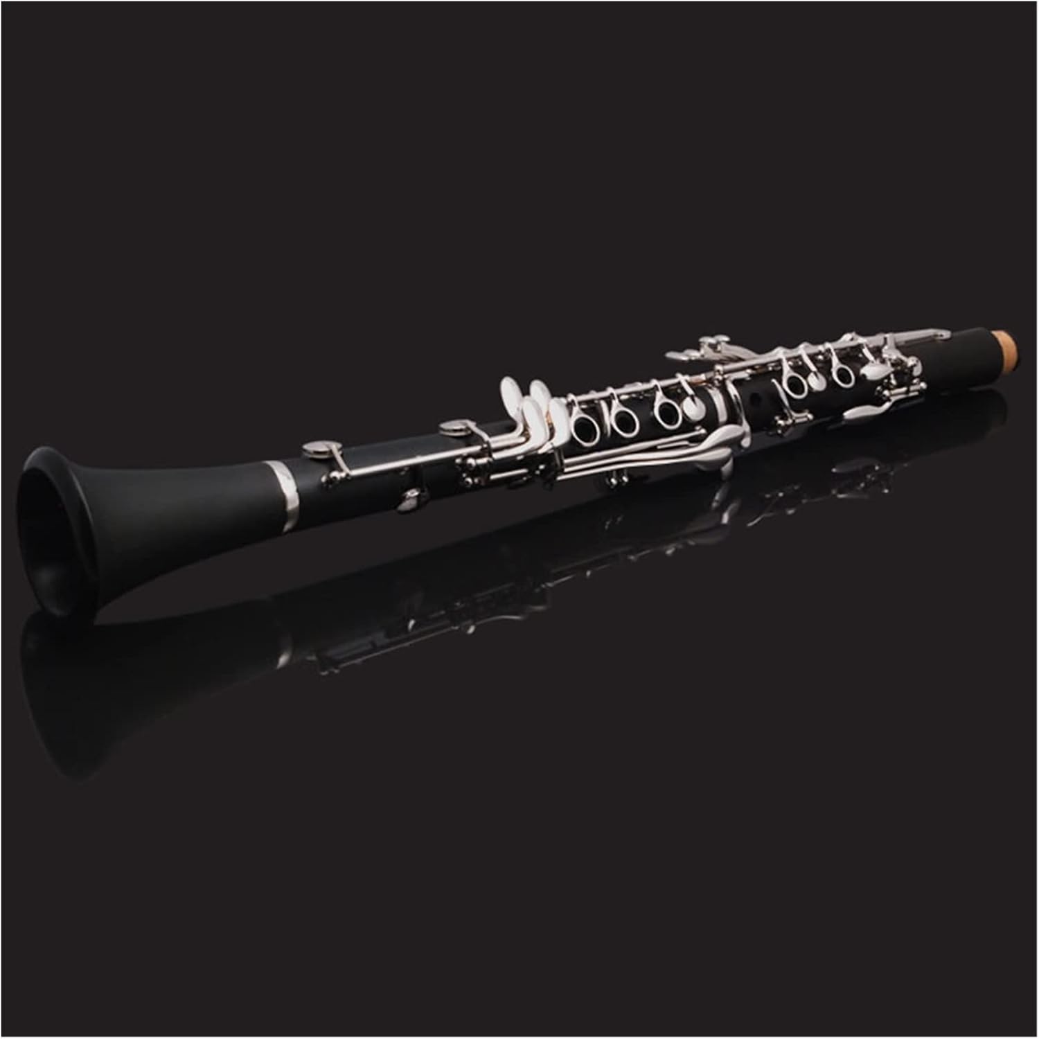 TSTS B-Flat Clarinet Nickel Plated for Beginners Adult Professional Playing Grades Clarinet for Beginner