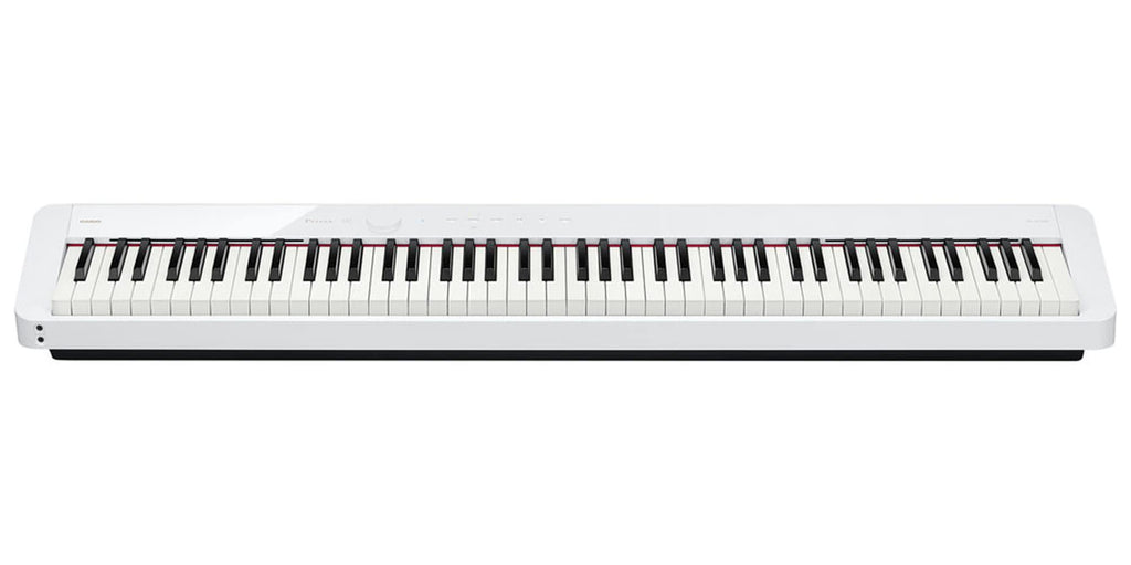 Casio PX-S1100 Privia Digital Piano - Black Bundle with CS-68 Furniture Stand, SP-34 Three Pedal System, Furniture Bench, Instructional Book, Instructional Video, and Austin Bazaar Polishing Cloth