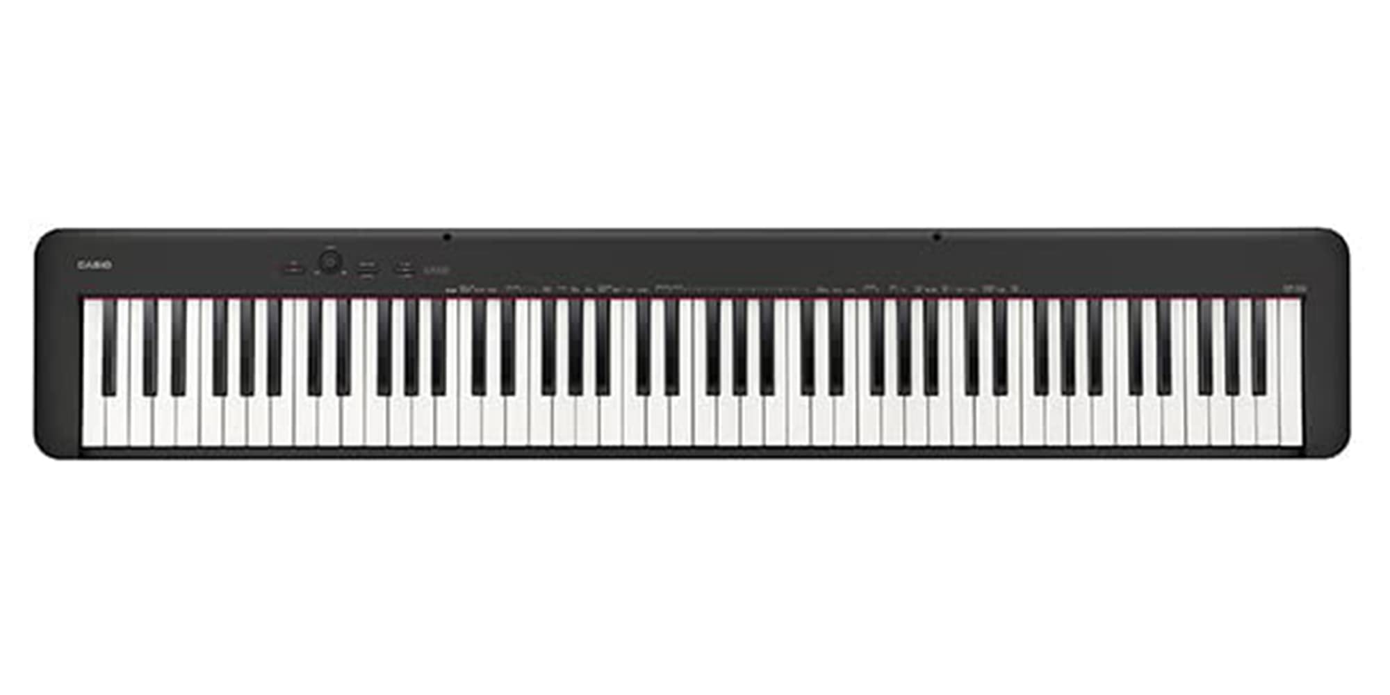 Casio CDP-S360 88-Key Compact Digital Piano - Black Bundle with CS-470P Stand, 3-Pedal System, Furniture Bench, Instructional Book, Online Lessons, Instructional DVD, and Austin Bazaar Polishing Cloth