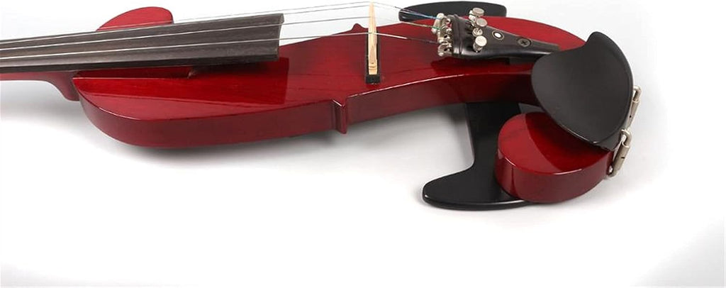 Cello Kit Violin Red 4/4 Electric Silent Violin Hand-Made