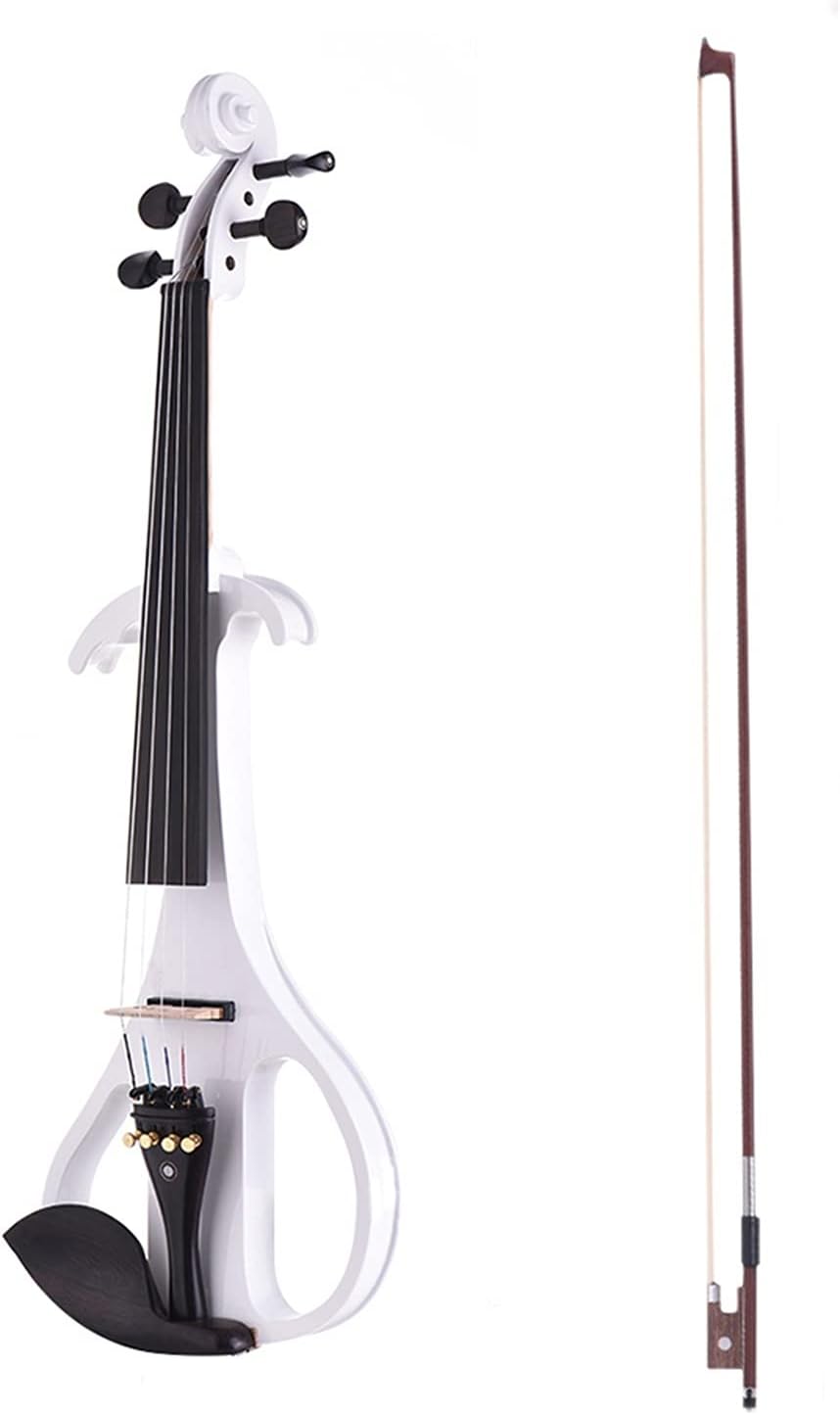 Violin Solid Wood Mute Electric Violin Violin Maple Body Ebony Fingerboard Nail Chin Rest Tail Plate Cello Kit