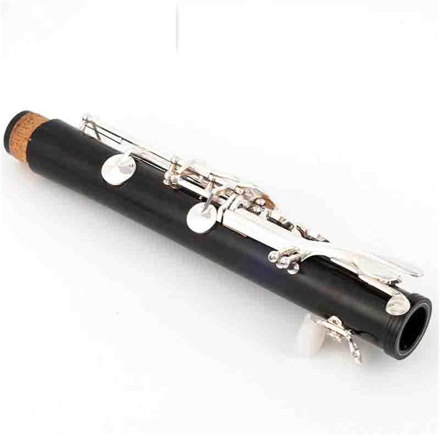 Ebony Clarinet Bb Silver Plated 17 Keys Wood Clarinet Instrument