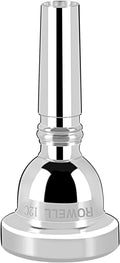 ROWELL 12C Trombone Mouthpiece Silver Plated with Vacuum Packing Fits Small Bore Trombones, Alto Trombone, Ideal for Beginner