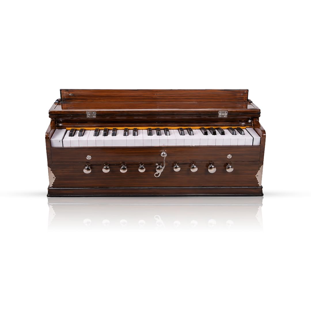 VRINDAVANBAZAAR.COM Standard Quality Harmonium, Comes with a Bag -Vrindavan Bazaar (Standard Quality)