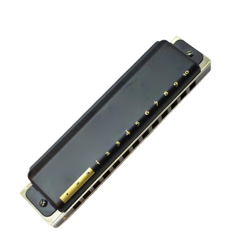 Bass Harmonica 13 Holes Diatonic Harp Mouth Organ Musical Instruments Harmonika Harmonica Professional (Color : BA key)