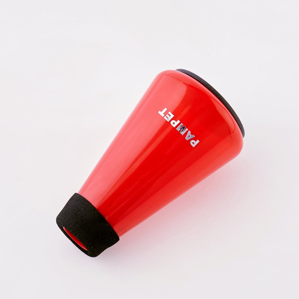 Pampet Lightweight Practice Trumpet Mute Silencer，Trumpet Straight Mute (Black)