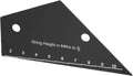 Asixxsix Guitar String Action Gauge, Stainless Steel Inch Metric 64ths Measurements Guitar Setup Tools, String Height Gauge with Pickup Height Ruler Truss Rod Neck Relief Guide for