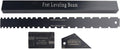 Guitar Luthier Tools Set 4 Pieces Stainless Steel Neck Straight Edge Ruler Fret Leveling Beam Kit With String Height Gauge For Guitar Bass Maintenance Repair