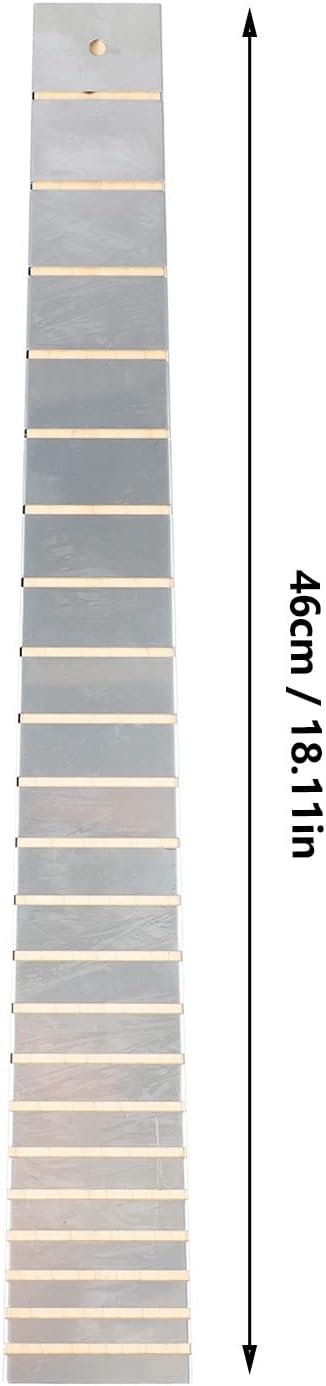 Tyenaza 24.5 Inch Guitar Fret Ruler, String Action Gauge Ruler, Repairing Tool String Action Gauge Ruler for Luthiers Musicans Musical Instrument Accessories