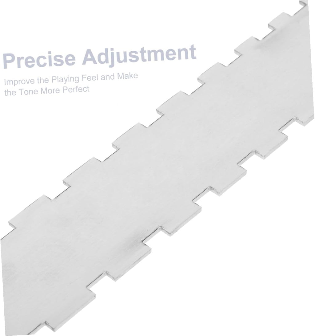 SECFOU Guitar String Action Gauge Ruler Stainless Steel Measuring Tool for Electric and Acoustic Guitar Setup with String Distance Measurement for Luthier Repair