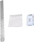 Guitar Neck Straight Edge Luthier Measuring Tool Notched Design String Action Gauge for Electric Guitars