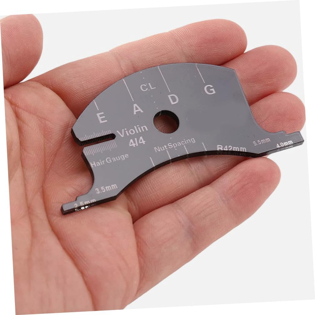 BESTonZON Violin Multifunctional Measuring Ruler Accurate Violin Bridge Tool Easy to Use Accessory