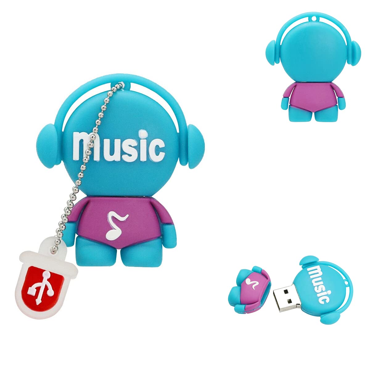 16GB Flash Drive - USB Stick 16GB - Cello USB Drive 16 GB - Musical Storage Stick (Cello)