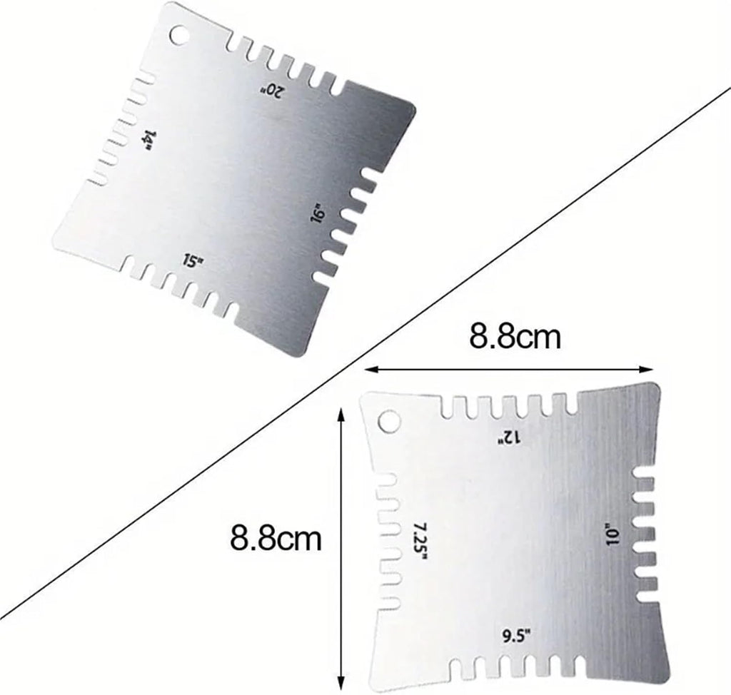 14 Pcs Guitar Measuring Tool Kit, String Action Ruler Radius Gauge