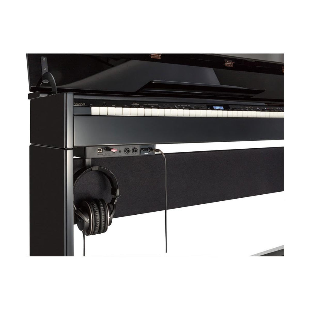 Roland DP-603 88-key Digital Piano with Authentic Grand Piano Touch and Bluetooth, Polished Ebony (DP-603-PE)
