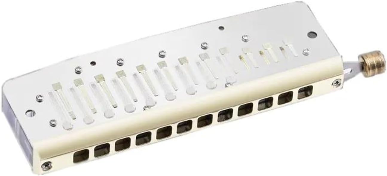 Chromatic Harmonica 12 Holes Mouth Organ Ebony Cover Harp Professional Armonica Instrumentos Wood Musical Instruments