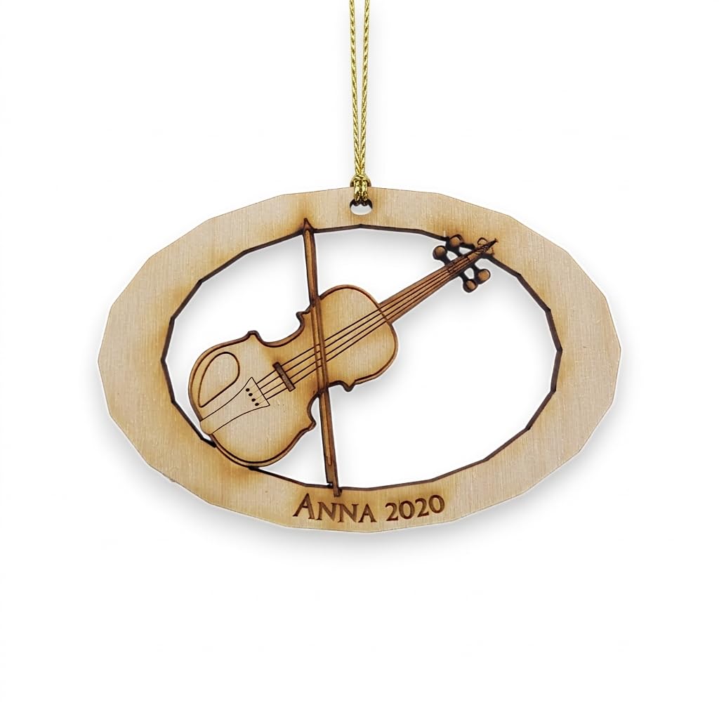 Personalized Cello Ornament, Orchestra Gift, Cello Christmas Tree Decorations, Musician Gifts for Men and Women