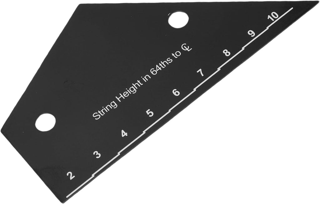 Guitar String Action Gauge, Stainless Steel Precise Inch Metric 64ths Measurement Guitar Setup Tools, String Height Gauge with Pickup Height Ruler and Truss Rod Neck Relief Guide