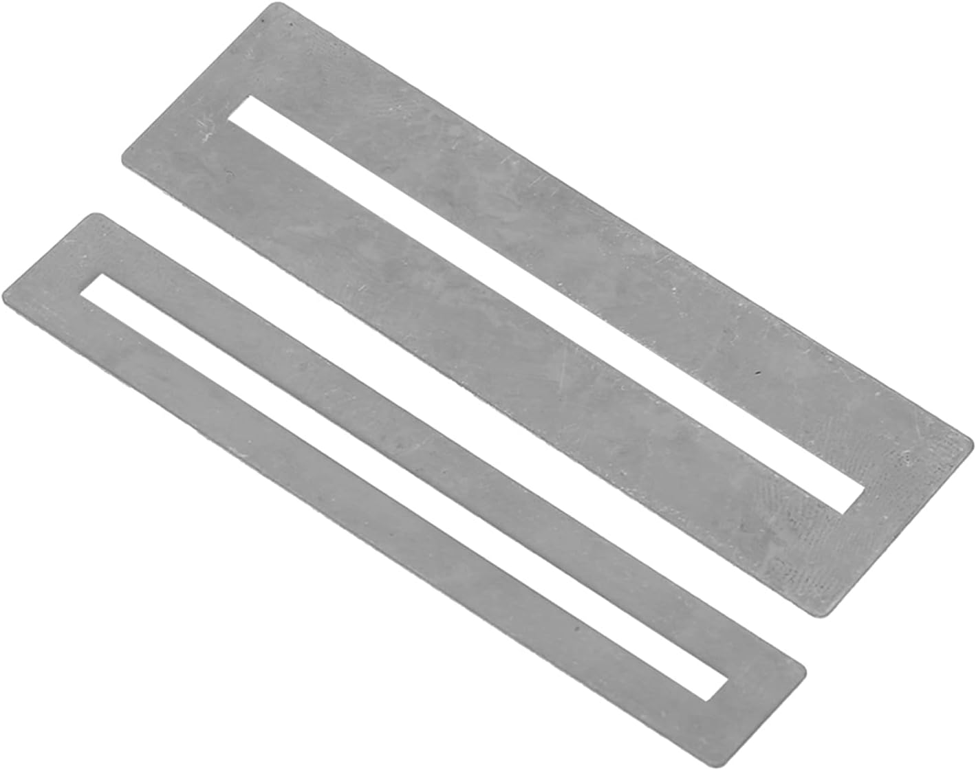 Guitar String Action Gauge Ruler Set with 32 Piece Feeler Gauges and Fret Protectors for Guitar Setup and Maintenance Stainless Steel Silver