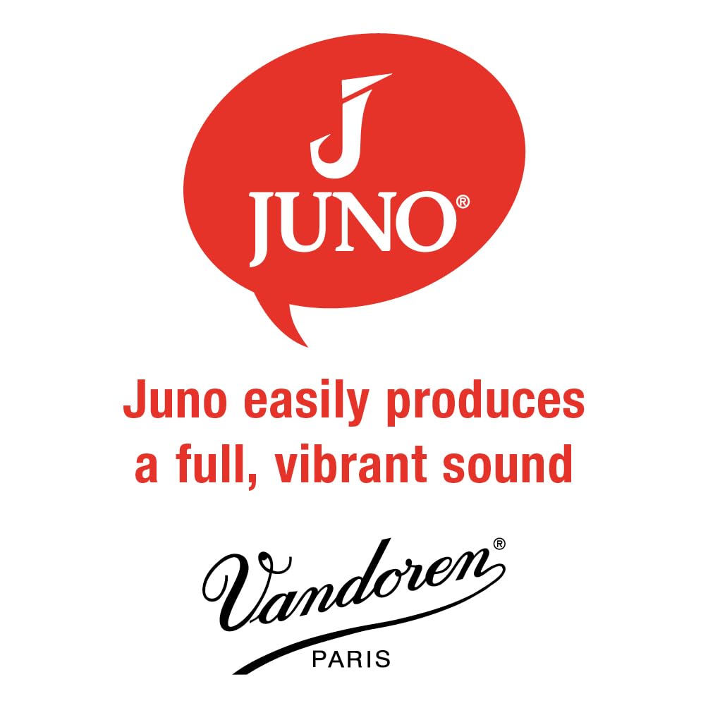 Vandoren JUNO Alto Saxophone Reeds, Strength 2.5, Box of 10, JSR6125