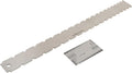 Guitar Neck Notched Straight Edge Ruler String Action Height Gauge Tools Set, Stainless Steel Fretboard Leveling Tool with Dual Scale for Fender and Guitars