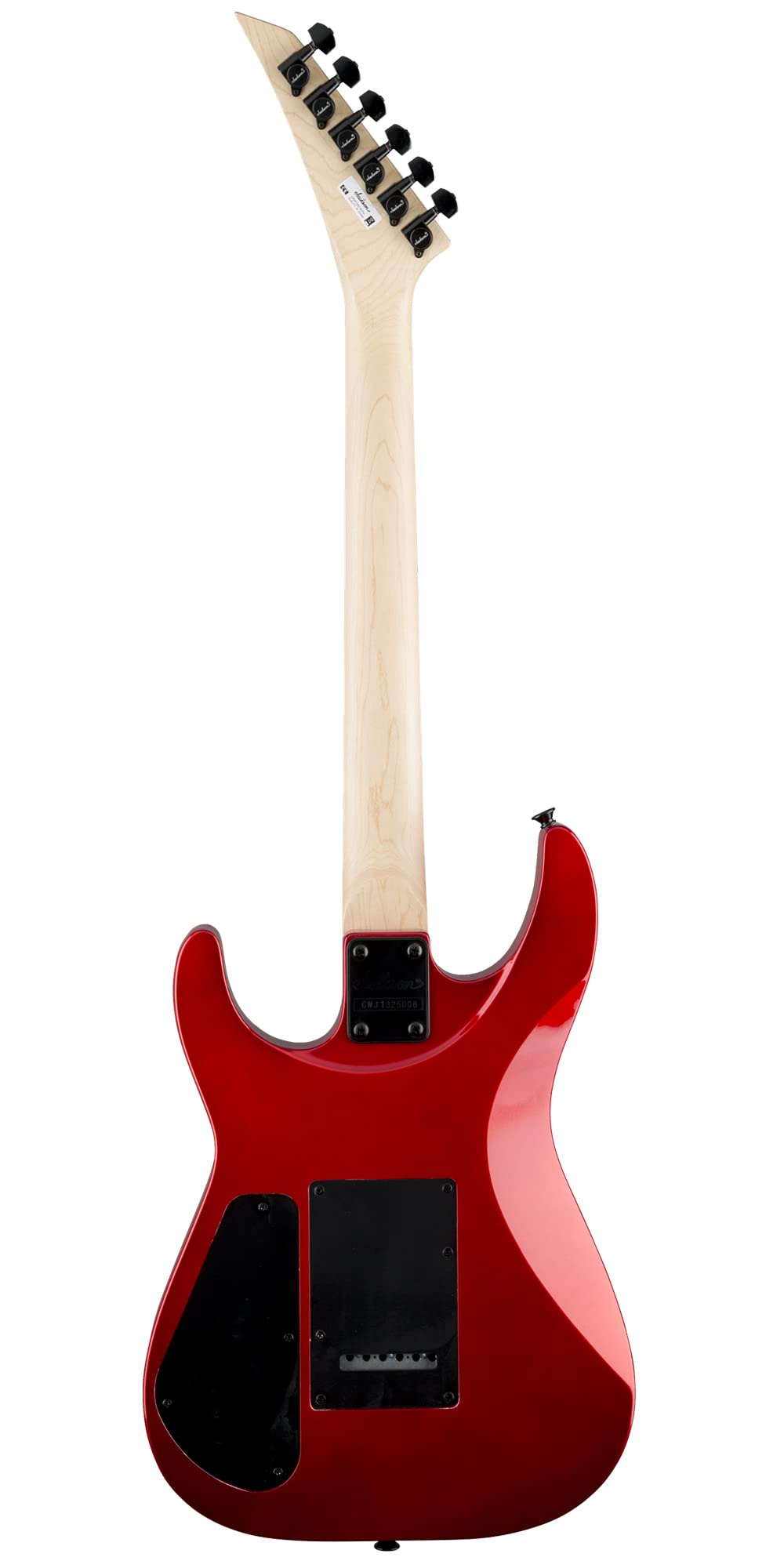 Jackson JS Series Dinky JS11 Electric Guitar - Metallic Red Bundle with Cable, Tuner, Strap, Picks, and Austin Bazaar Instructional DVD