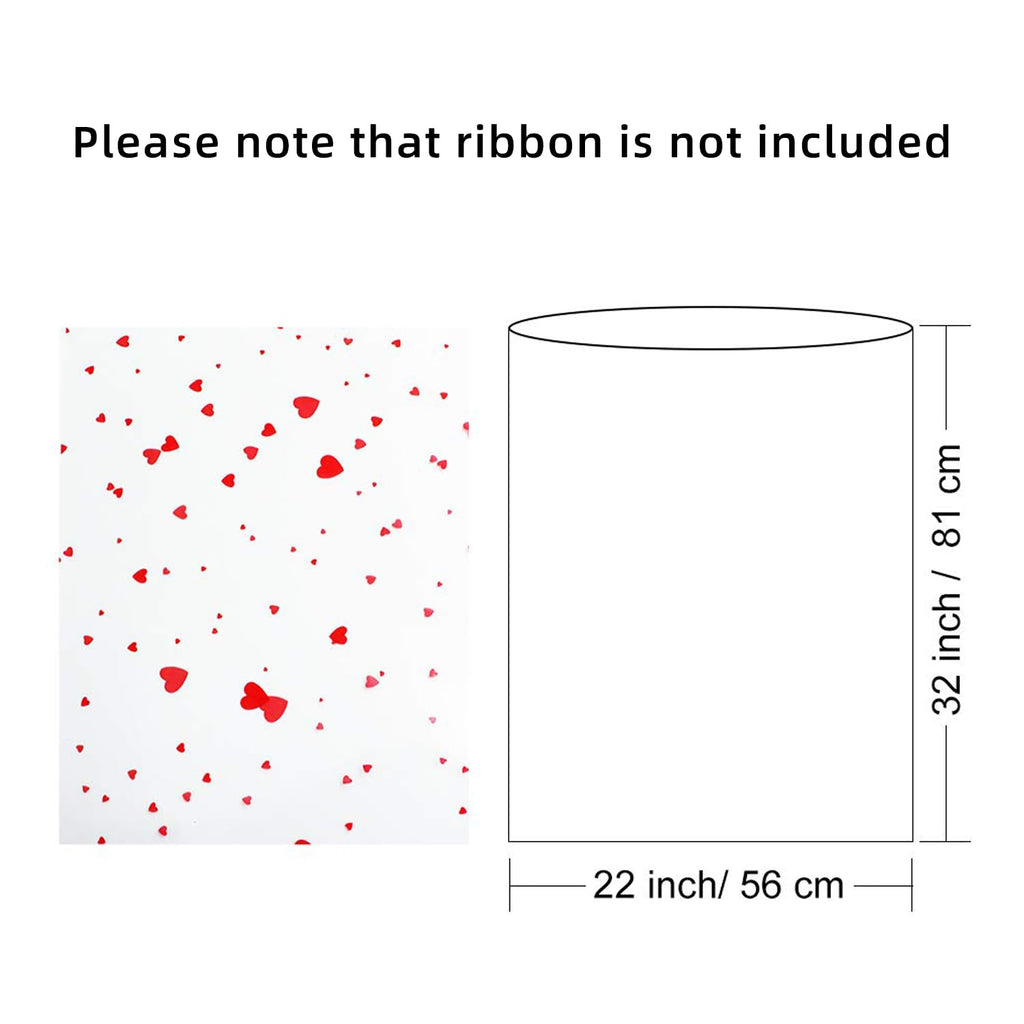 Morepack Large Cello/Cellophane Bags,30x 40 Inches Clear Basket Bags OPP Plastic Cellophane Wrap for Gift Baskets Packaging 20 Pieces (No Bow or Ribbon Included)
