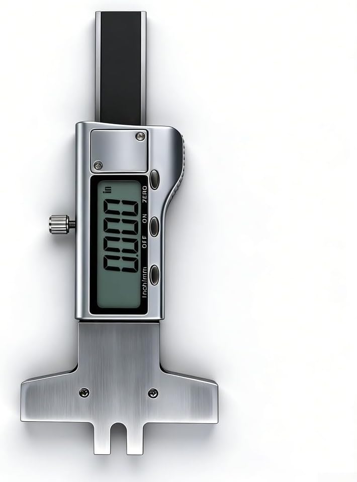 Digital String Height Measuring Tool for Acoustic Electric Classical Guitars with Inch MM and FOR ZERO Calibration for Guitar Tech Use