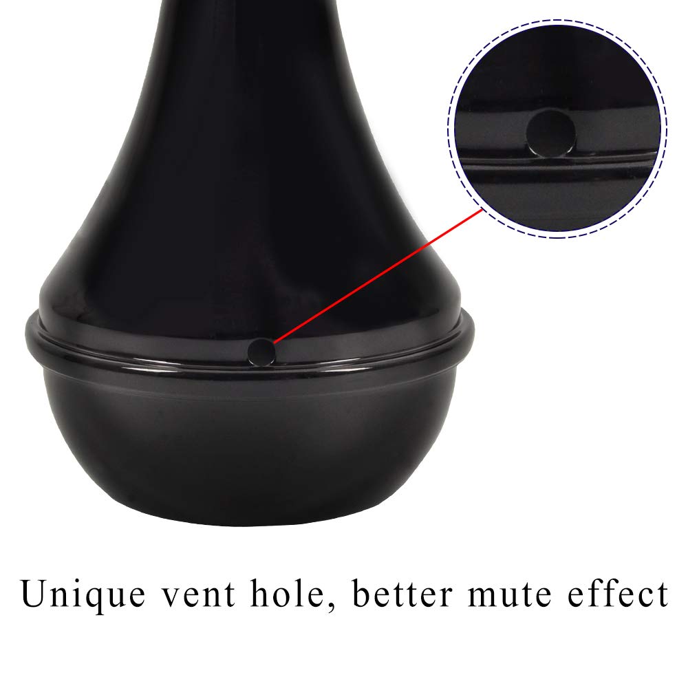 Eastrock Trumpet Mute,Lightweight Aluminum Mini Trumpet Practice Mute for Jazz,Classic,Beginners and Students