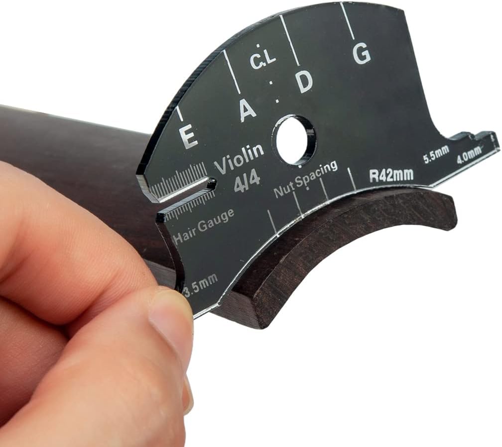 4/4 Violin Bridge Fingerboard Template Repair Reference Tool Violin Making Tools