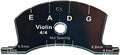 Multifunctional Violin Bridge Repair Reference Tool, Violin Bridge Shaping & String Spacing Gauge (4/4)