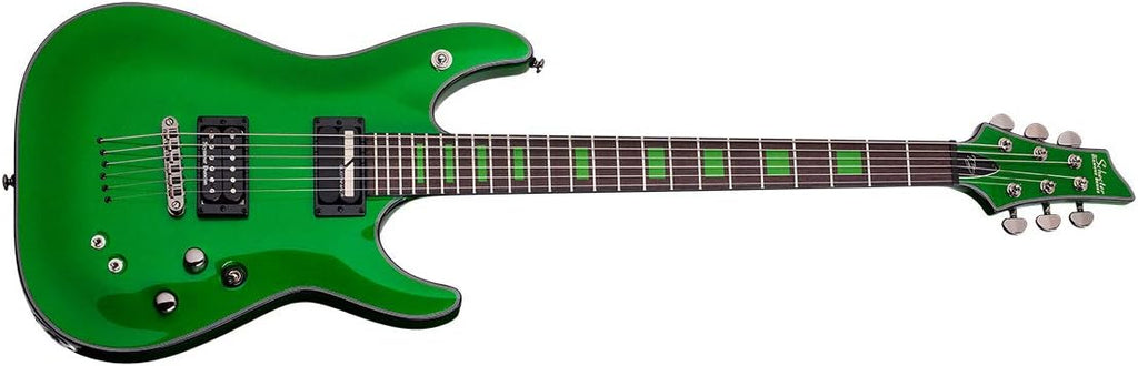 Schecter Kenny Hickey C-1 EX S Baritone Electric Guitar - Steele Green
